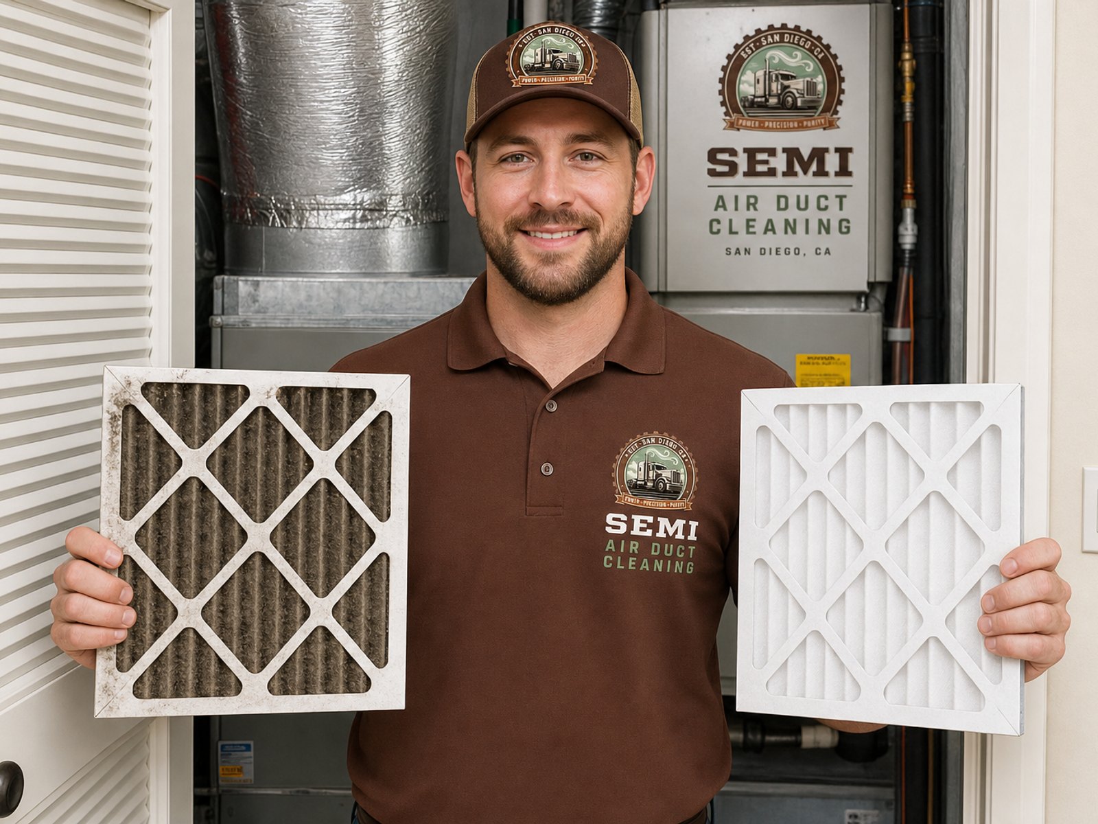 HVAC System Cleaning Services in San Diego | Semi Air Duct Cleaning