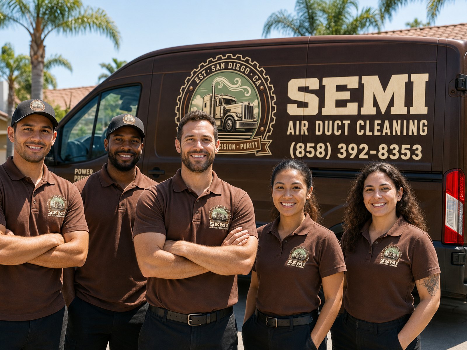Our team at work